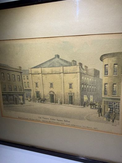 Set of 3 Vintage Old Belfast Prints - Pottinger's Entry, High Street, Old Theatre