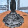 Vintage Art Nouveau Style Metal Table Lamp Image 2