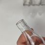 292 - Set of 5 Vintage Clear Glass Decorative Collectible Display Bottles Image 7
