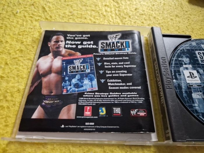 Smack Down PlayStation1 Ps1 PlayStation2 Ps2 Games Original
