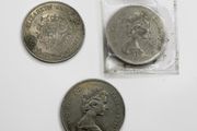 Three Queen Elizabeth II And Philip 20th November 1947-1972 Wedding Anniversary Coins