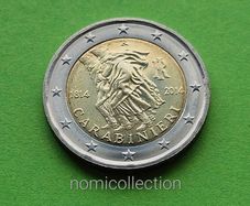 Italy 2014 year Uncirculated 2 Euro coin.