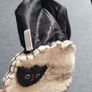 Nepal Handmade Sheep Coin Purse - 6" Image 3