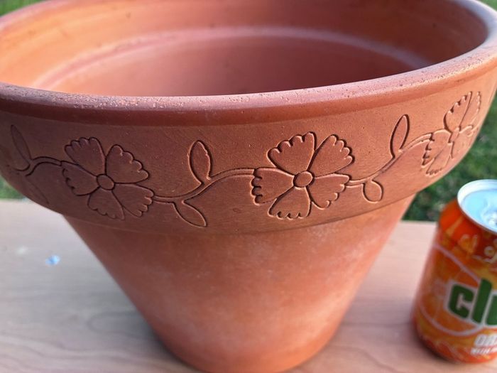 Terracotta flower pot