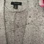 grey fringed sleeveless cardigan s/m generous Image 3