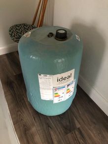 double hot coil water cylinder