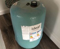 double hot coil water cylinder