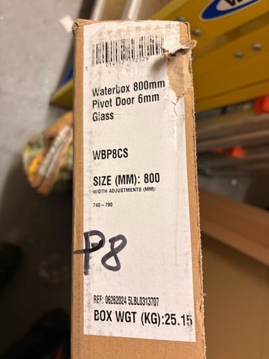 shower pivot door
