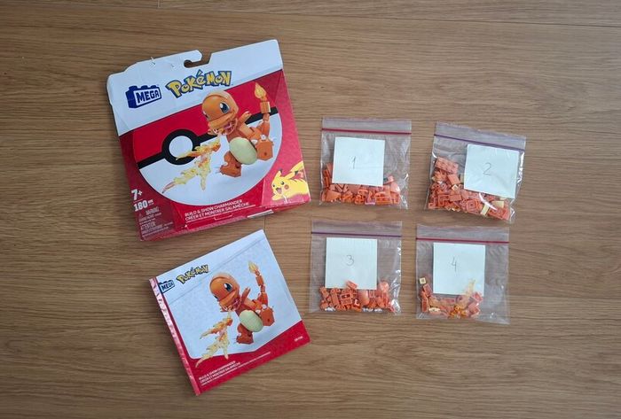 Mega Pokemon Charmander, 7+, 180 pieces