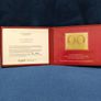 1981 ROYAL wedding commemorative 23 Carat yellow gold stamp limited edition Image 2