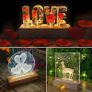 Oval Wooden Base LED Light For Acrylic Resin Art - BULK SALE Image 2