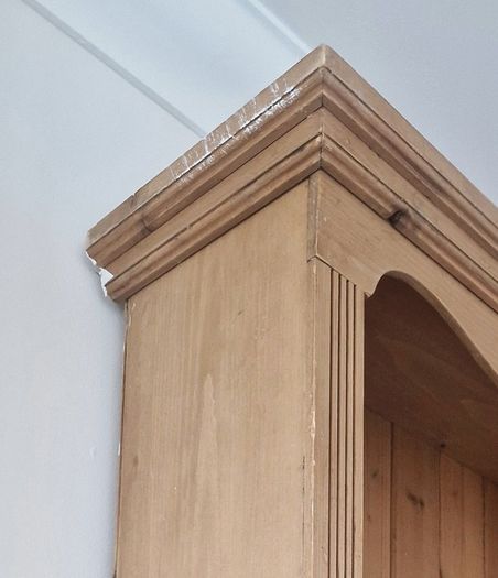Solid Pine Bookcase - 213cm Tall
