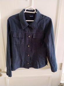SAND Copenhagen cotton linen jacket size medium in very good condition with no issues RRP 175 euro see last three photos for exact measurements FREE STANDARD POSTAGE INCLUDED