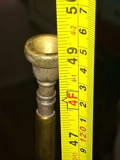 Large Vintage Copper and Brass Horn or Straight Hunting Horn, Postage available or Collection