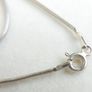 Vintage Sterling Silver Shamrock Pendant (L18" - 4,79g) Image 9
