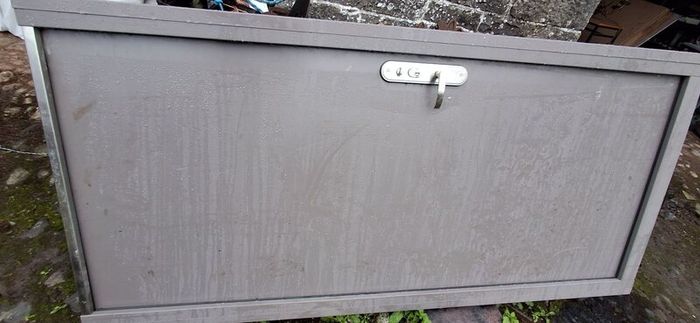 Steel security door