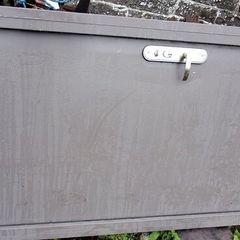 Steel security door