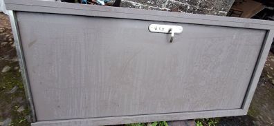 Steel security door