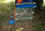 Camping Kitchen Rack