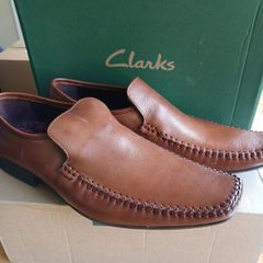 clarks  mens leather shoes