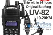 26213 Baofeng Radio UV-82 UV82 Dual PTT Walkie Talkie Optional 5W