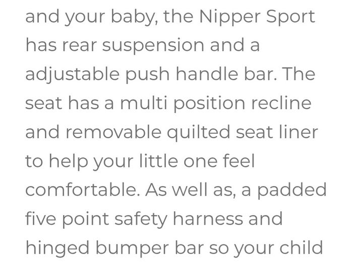 Out n about Nipper Sport V4