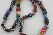Antique Venetian Style MultiColor Mix Glass Beads Necklace