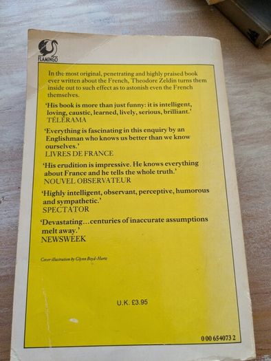 When in France Christopher Sinclair-stevenson & The French by Theodore Zeldin