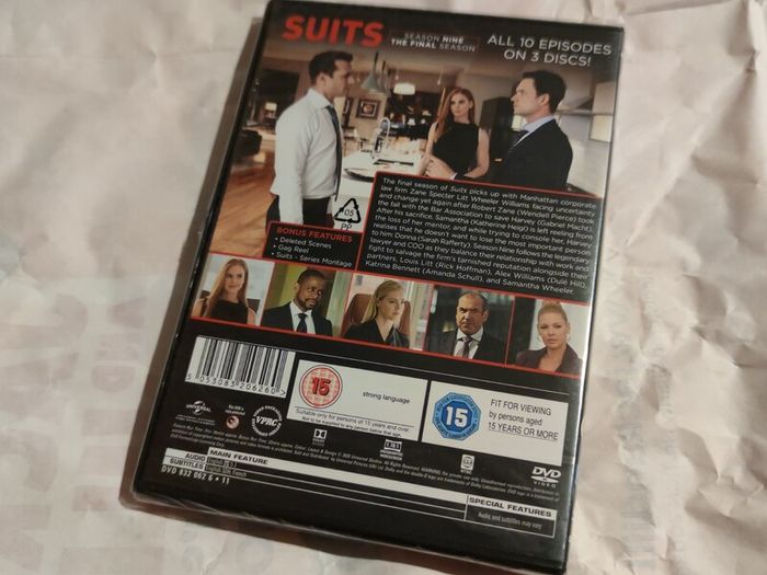 Brand New Suits Season 9 Dvd Boxset