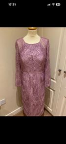 John Charles London lined occasion dress size 14