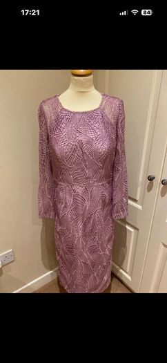 John Charles London lined occasion dress size 14