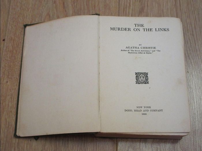 The Murder on the Links By Agatha Christie - First US Edition