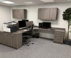 Premium Office Furniture/Desk Suite - Grey