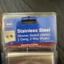 2 Gang 2 Way Stainless Steel Dimmer Switch Image 2