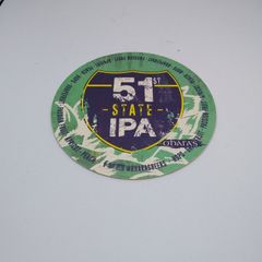 O'Hara's 51st State IPA - Beer Mat/Coaster