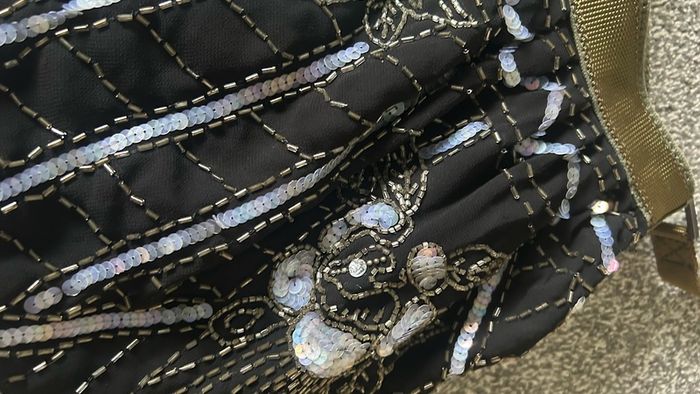 diesel large sequin bag