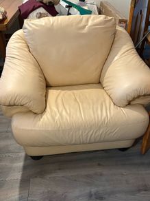 leather armchair