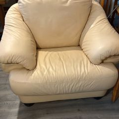leather armchair