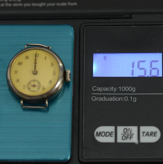 Vintage Silver Trench  Wrist Watch