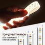 NEW SALE | Illuminated LED Bathroom Mirror with Lights and Shaver Socket Magnifying Mirror 500 x 700 mm Button Switch Image 5