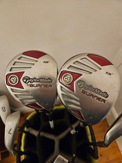 Taylormade G15 Set Of Golf Clubs Plus Driver,5 Wood-3 Wood Plus Putter.