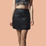 New Look black faux leather skirt, size 10 Image 10