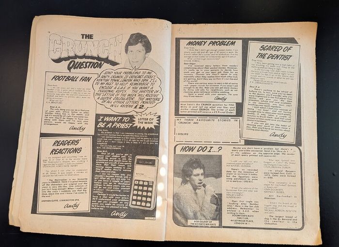 THE CRUNCH Comic No. 45 Nov 24 1979 Vintage DC Thomson British UK Weekly Starhawk