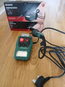Soldering station.