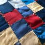 Antique patchwork quilt throw Image 5