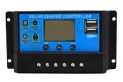 10A 20A 30A 40A 50A 60A 12V/24V Solar Panel Charger Controller Battery Regulator Charge USB LCD