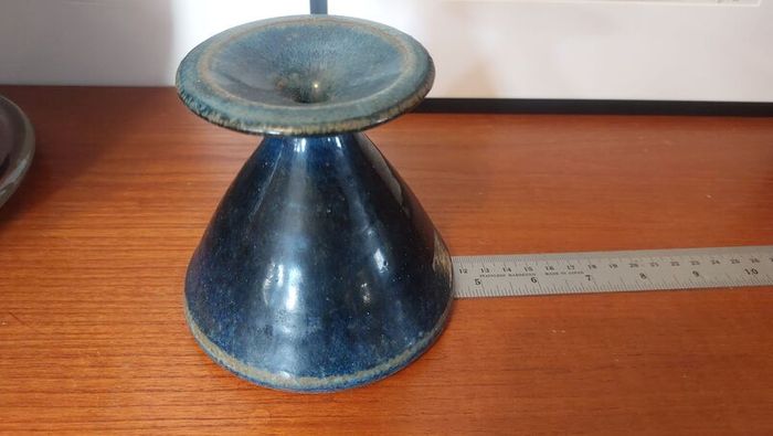 Lovely Vintage Louis Mulcahy Small Posy Vase/Candle Holder in Excellent Condition, May Have Originally Been an Oil Burner