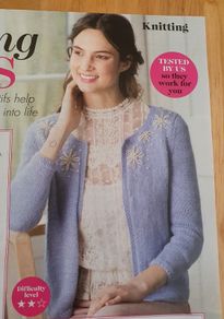 A Knitting Pattern - A Lovely Floral Patterned Jacket - #