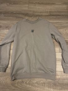 SikSilk Mens Grey Jumper Size Small