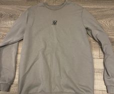 SikSilk Mens Grey Jumper Size Small